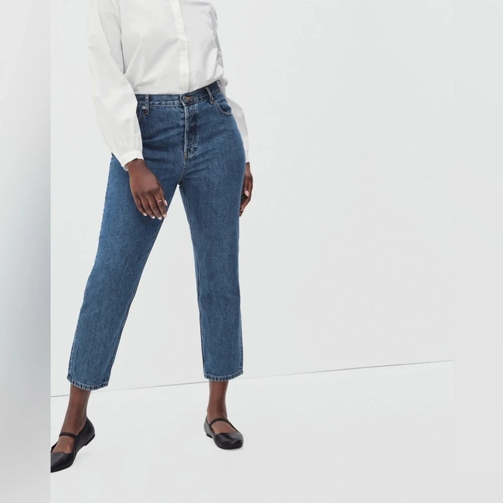 NWT Everlane Curvy ‘90s Cheeky Straight Jean Ankle Length Size 23